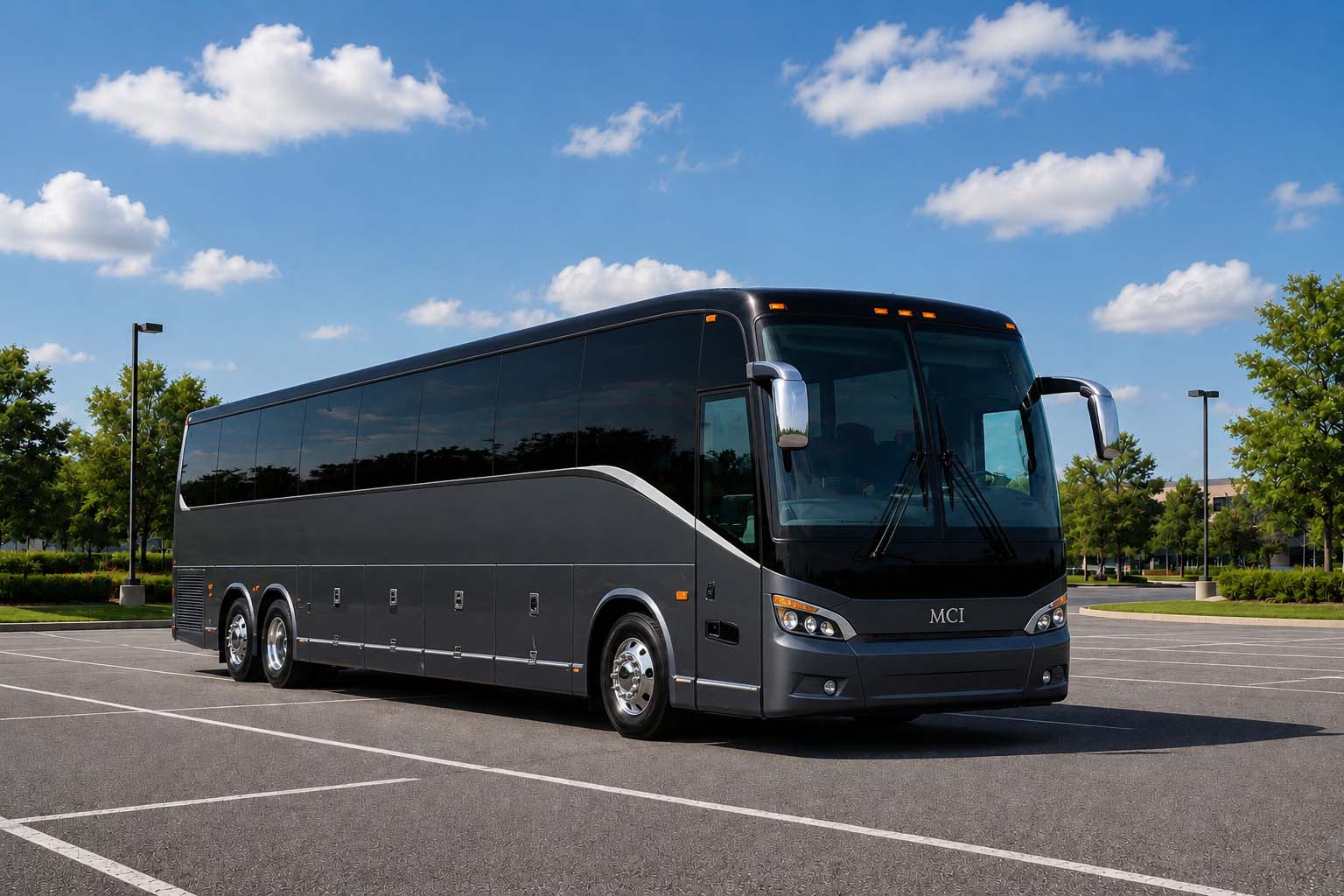 Charter bus rental in Houston, TX